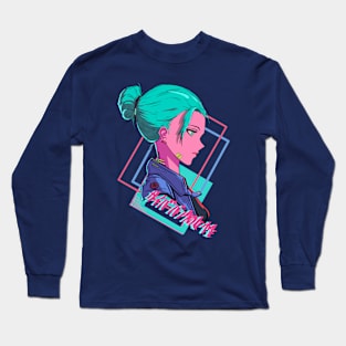 Women in the Cyberpunk world Long Sleeve T-Shirt